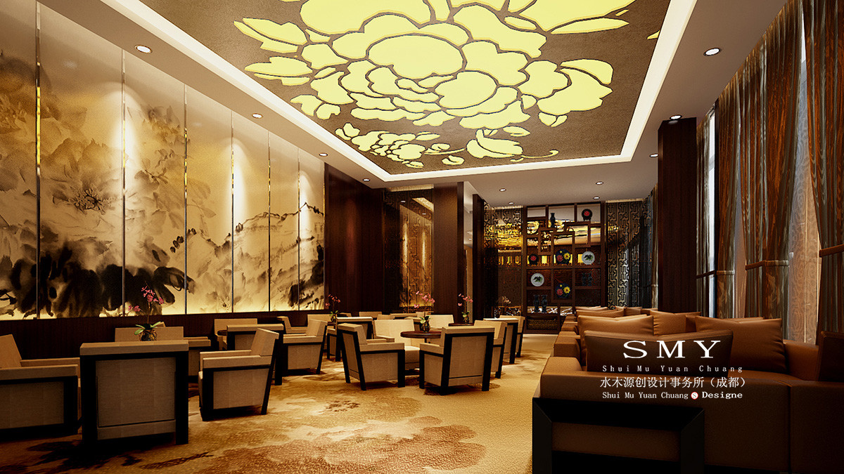 成都牡丹酒店，現代古代酒店設計